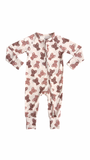 Teddy Bear Zipper Romper