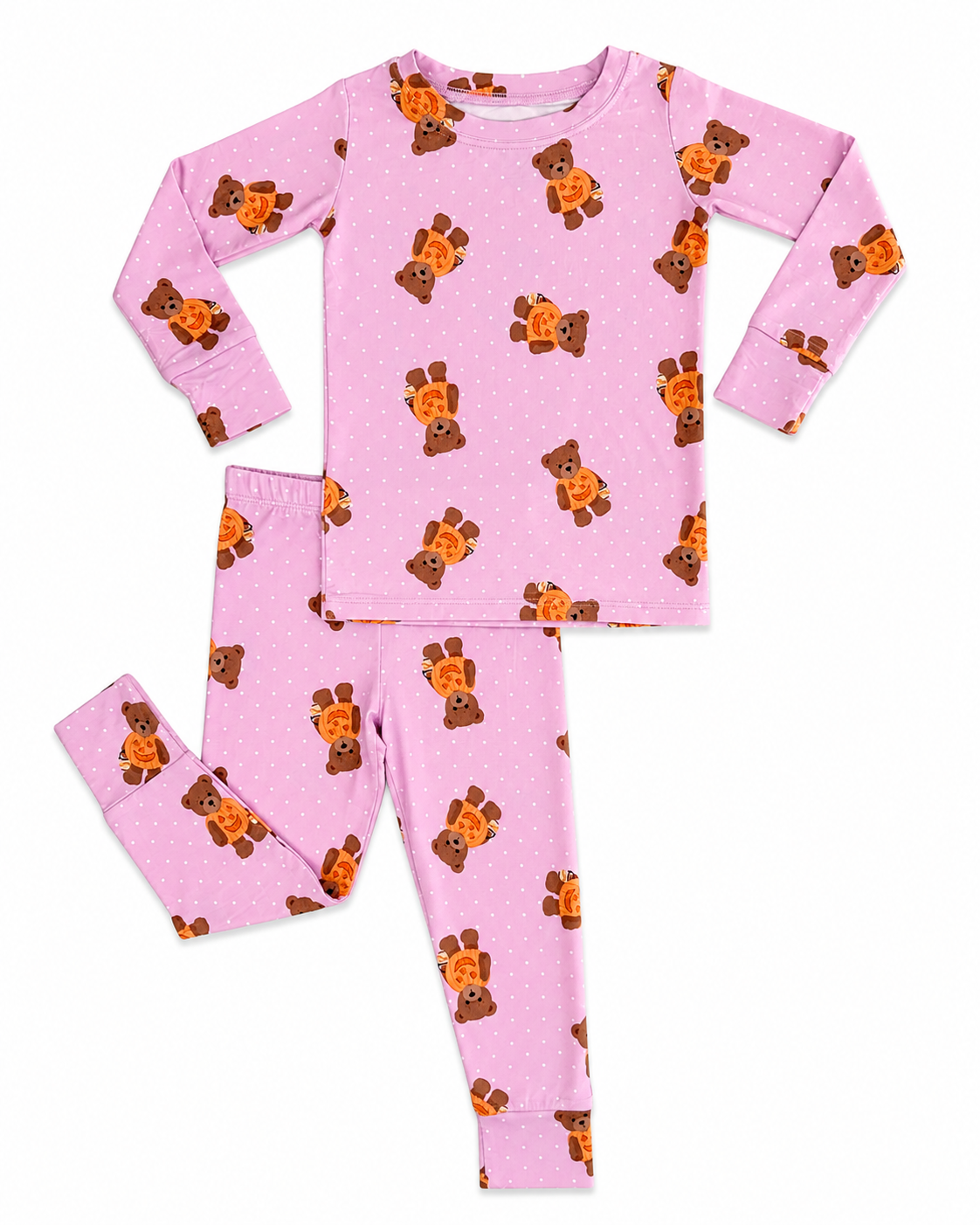 Polka Dot Little Boo Bear Two Piece Set