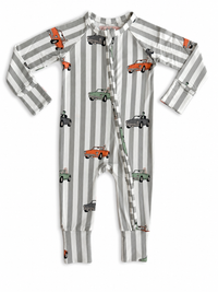 Spooky Little Riders Zipper Romper