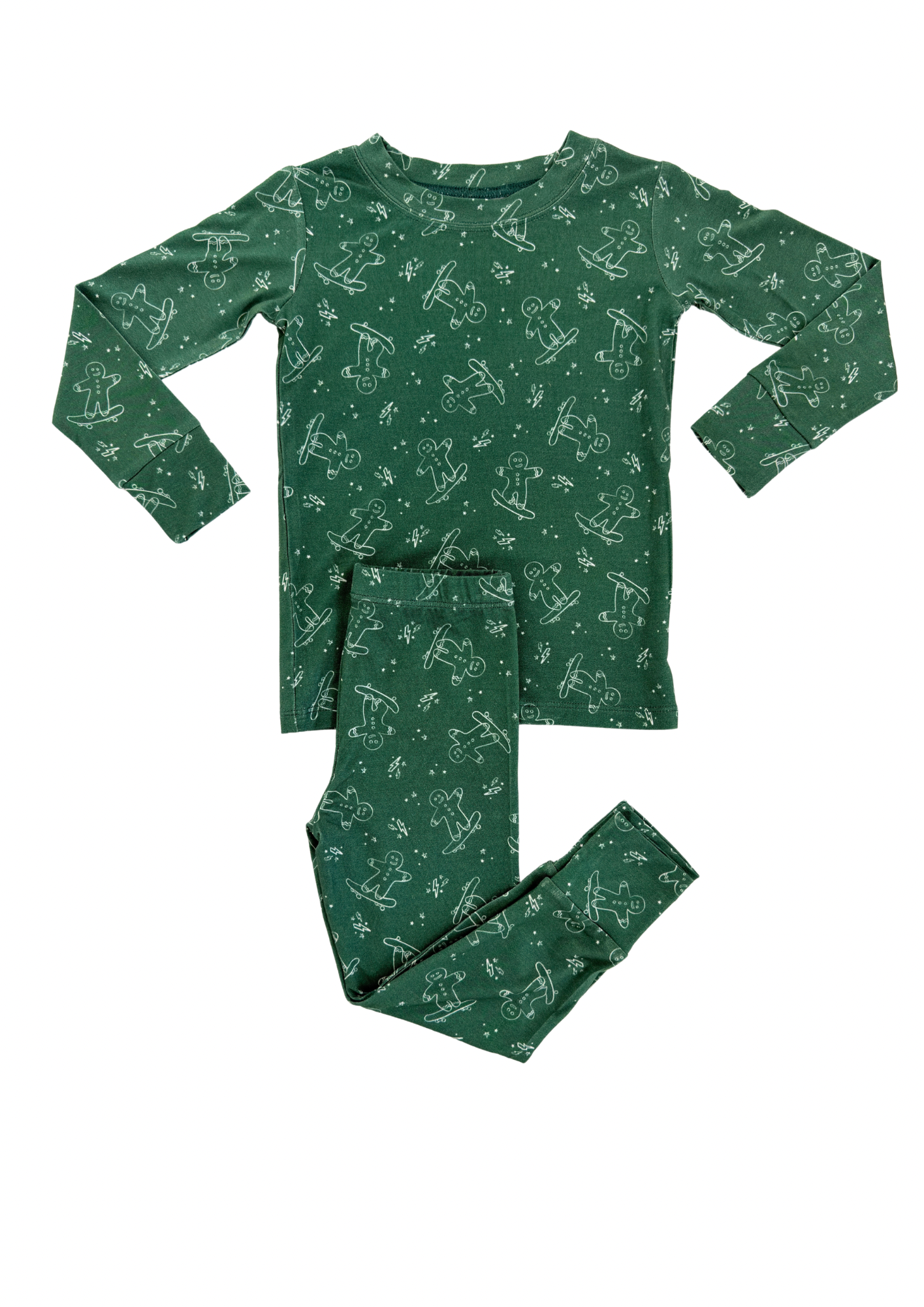 Skater Gingerbread Man Two Piece Set