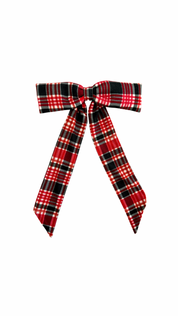 PRE-ORDER SHIPPING 12/3 - Home For The Holidays Plaid Hair Bow IMJ x Bre Sheppard