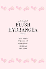 Blush Hydrangea Women's Short Set