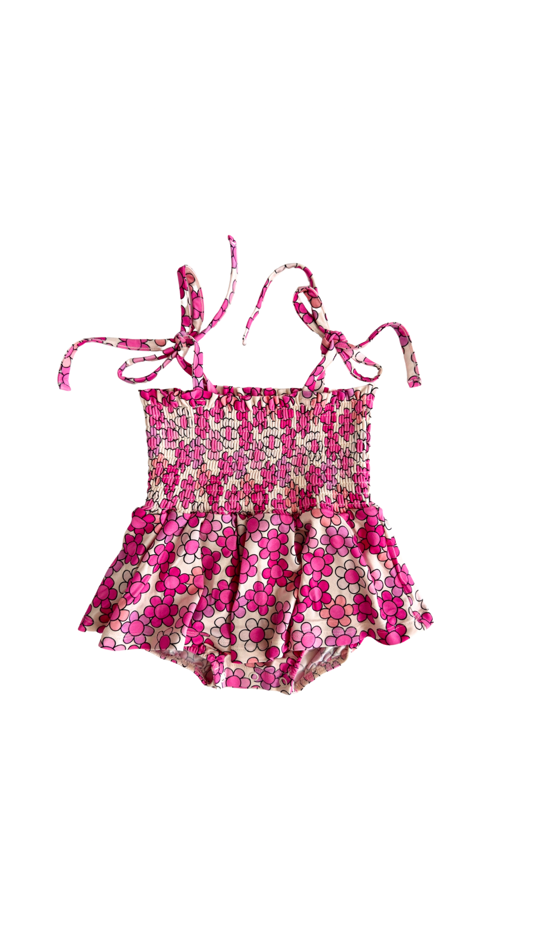 Ziggy Floral Smocked Bubble Romper