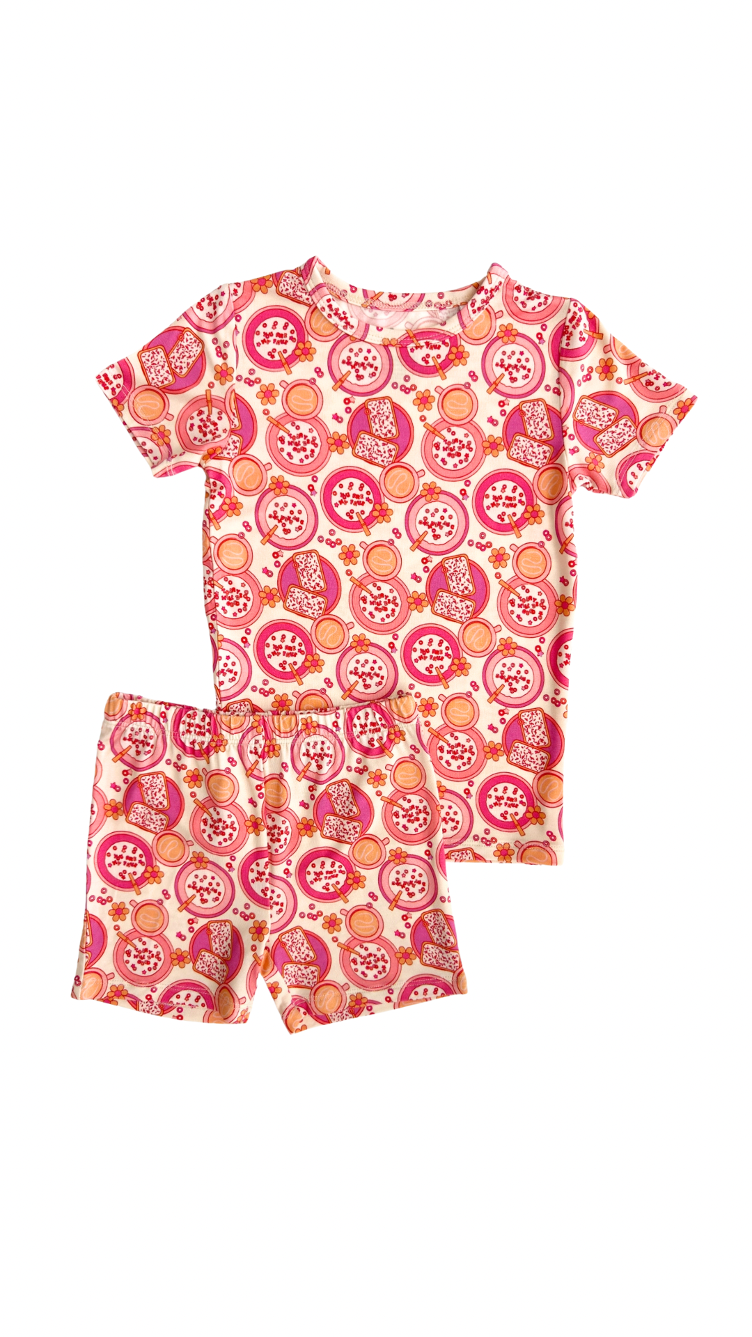 Pink Cereal Two Piece Set