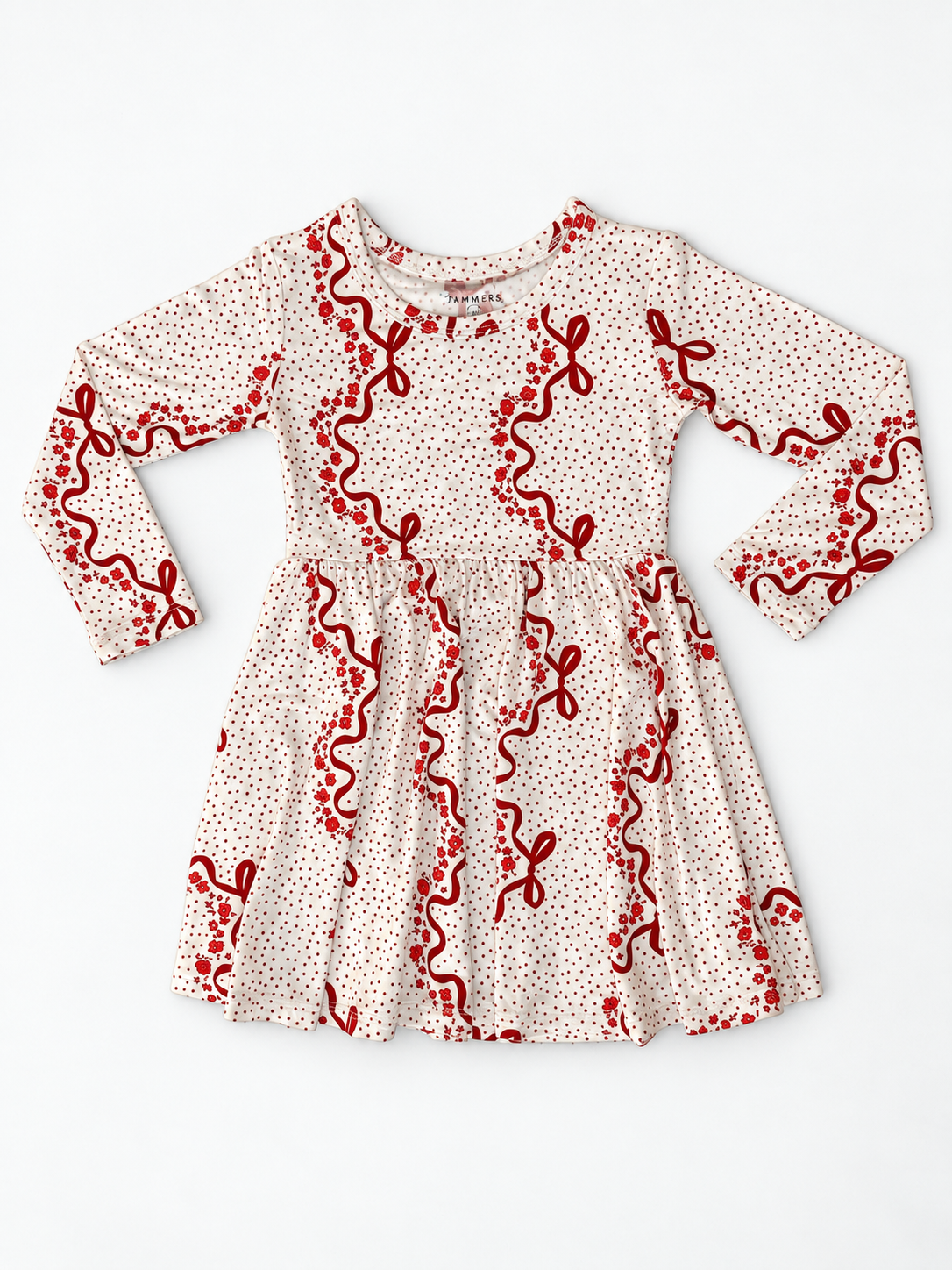 Vintage Bows and Blossoms Twirl Dress - Preorder Ships 10/5