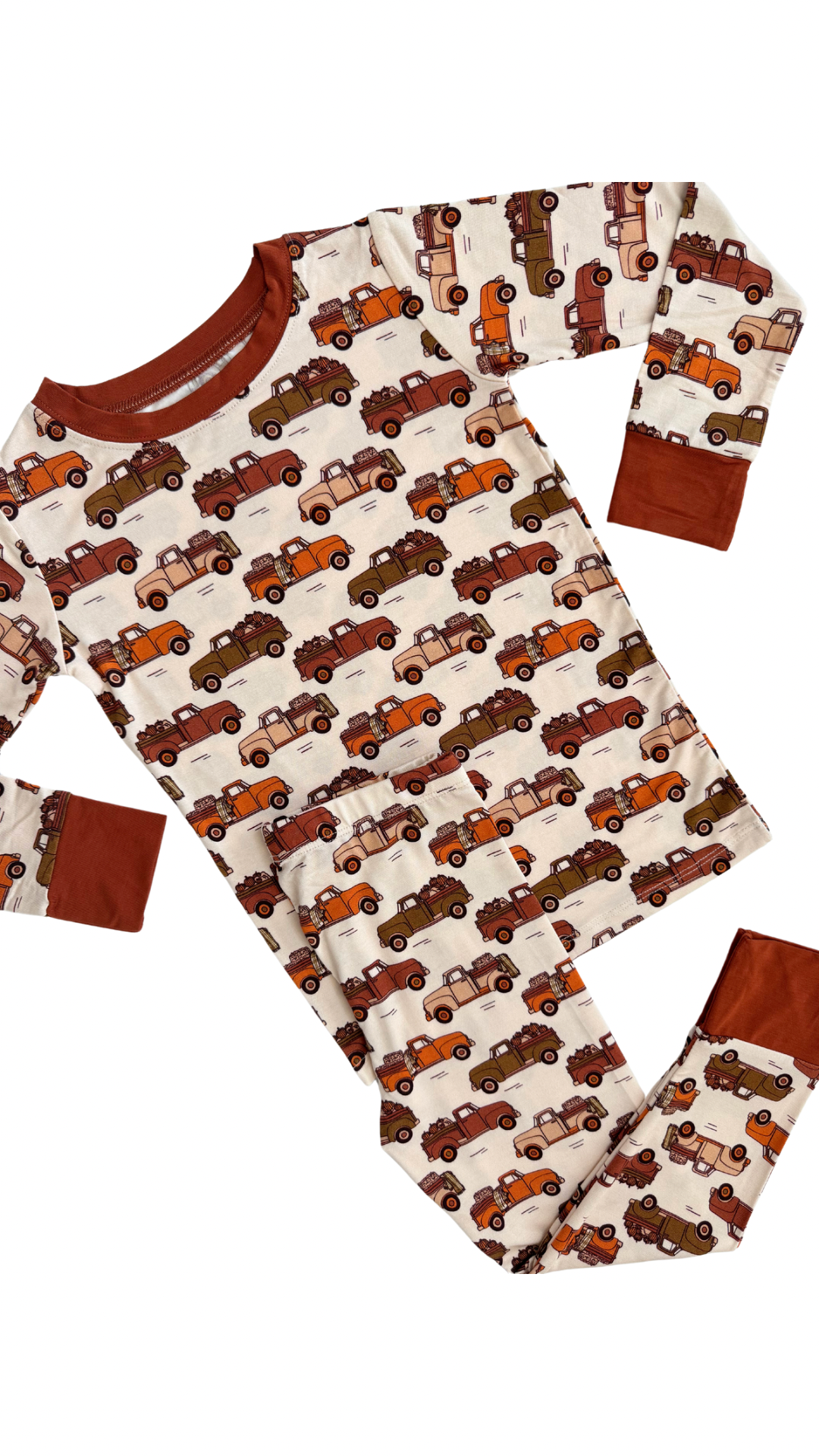 Fall Trucks Two Piece Set