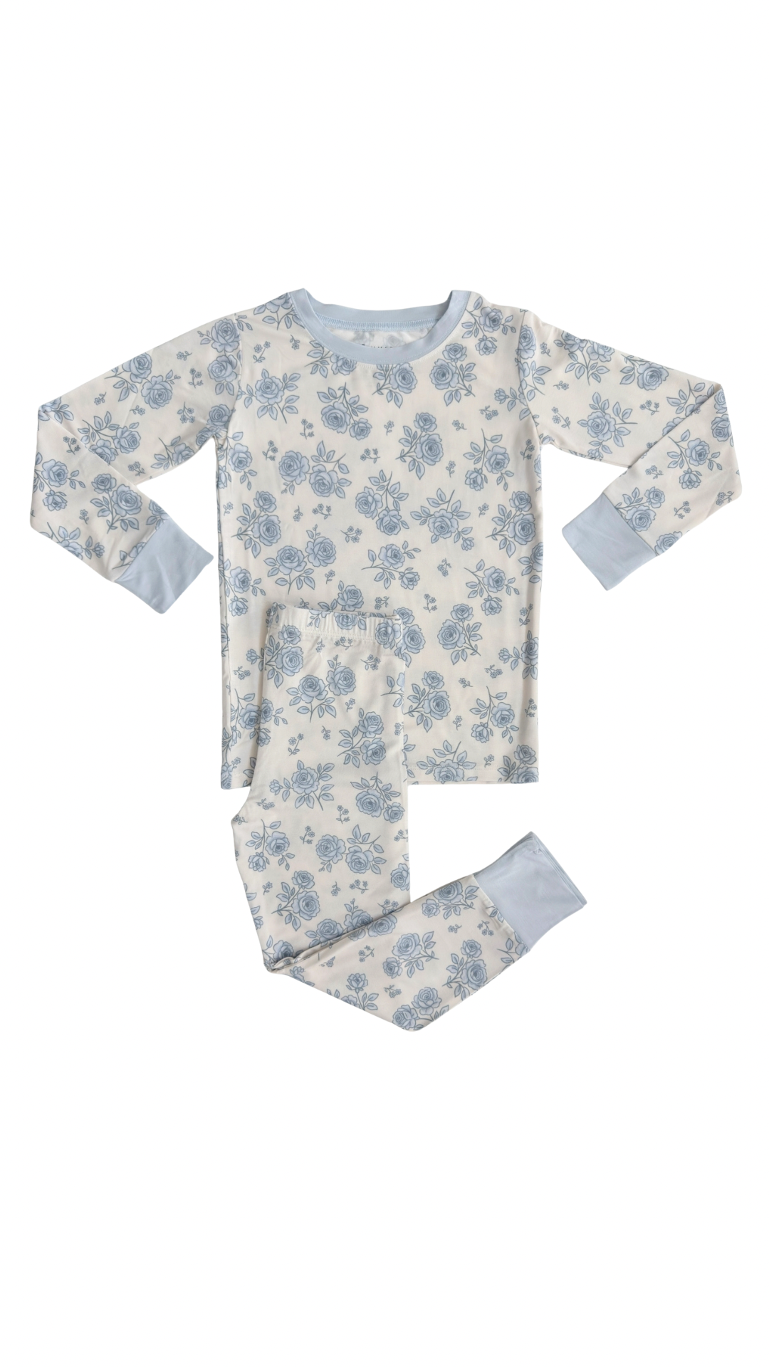 Blue Rose Garden Two Piece Set