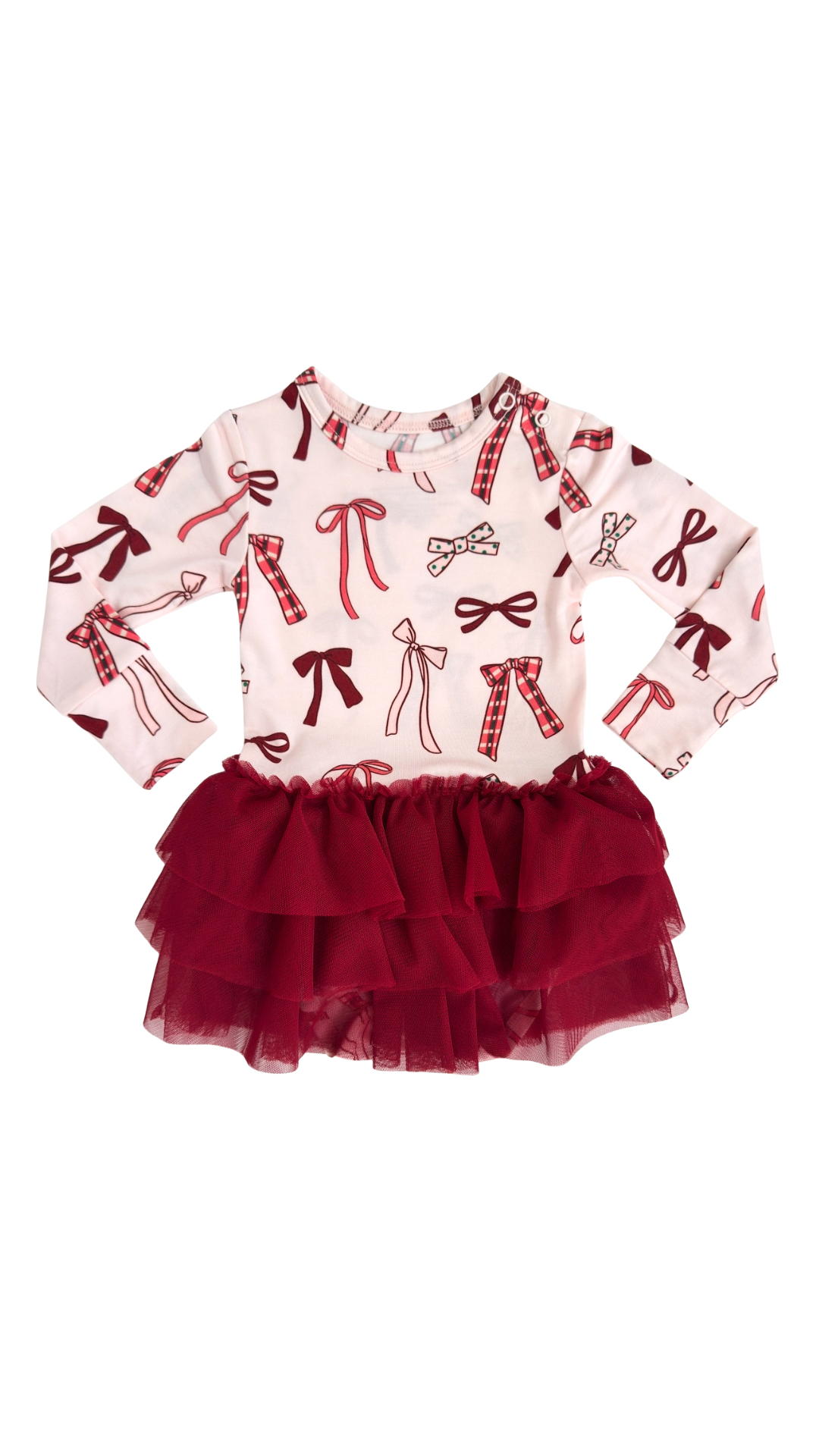 Merry Little Bows Tutu Bodysuit