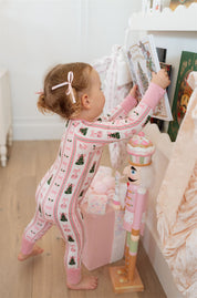 Pinkmas Zipper Romper