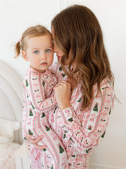 Pinkmas Zipper Romper