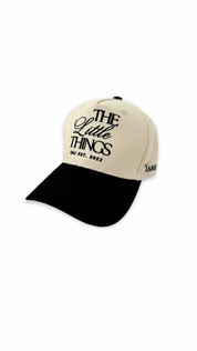 The Little Things Hat - Cream and Black