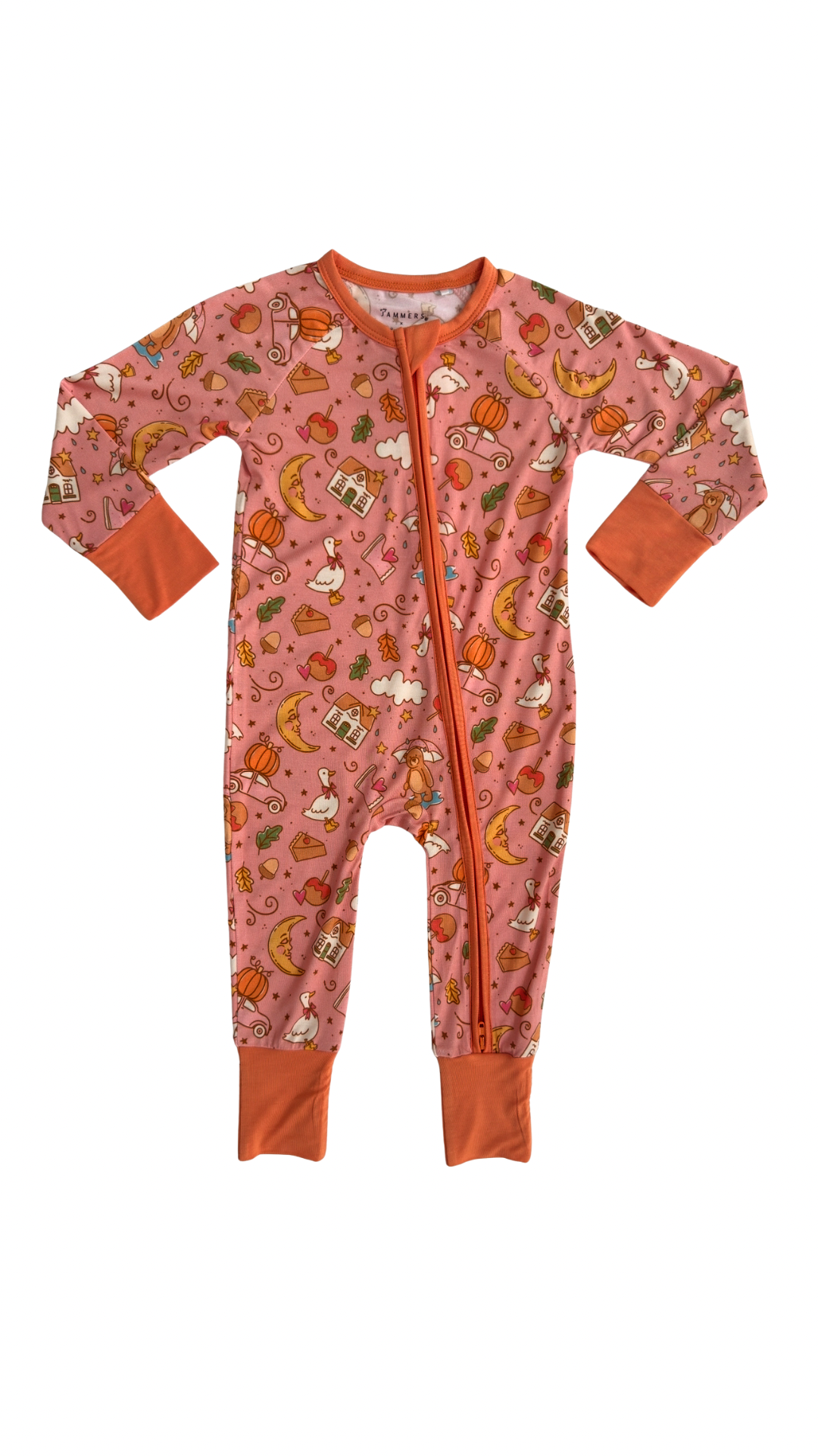 Pink Harvest Moon Zipper Romper IMJ x Bre Sheppard