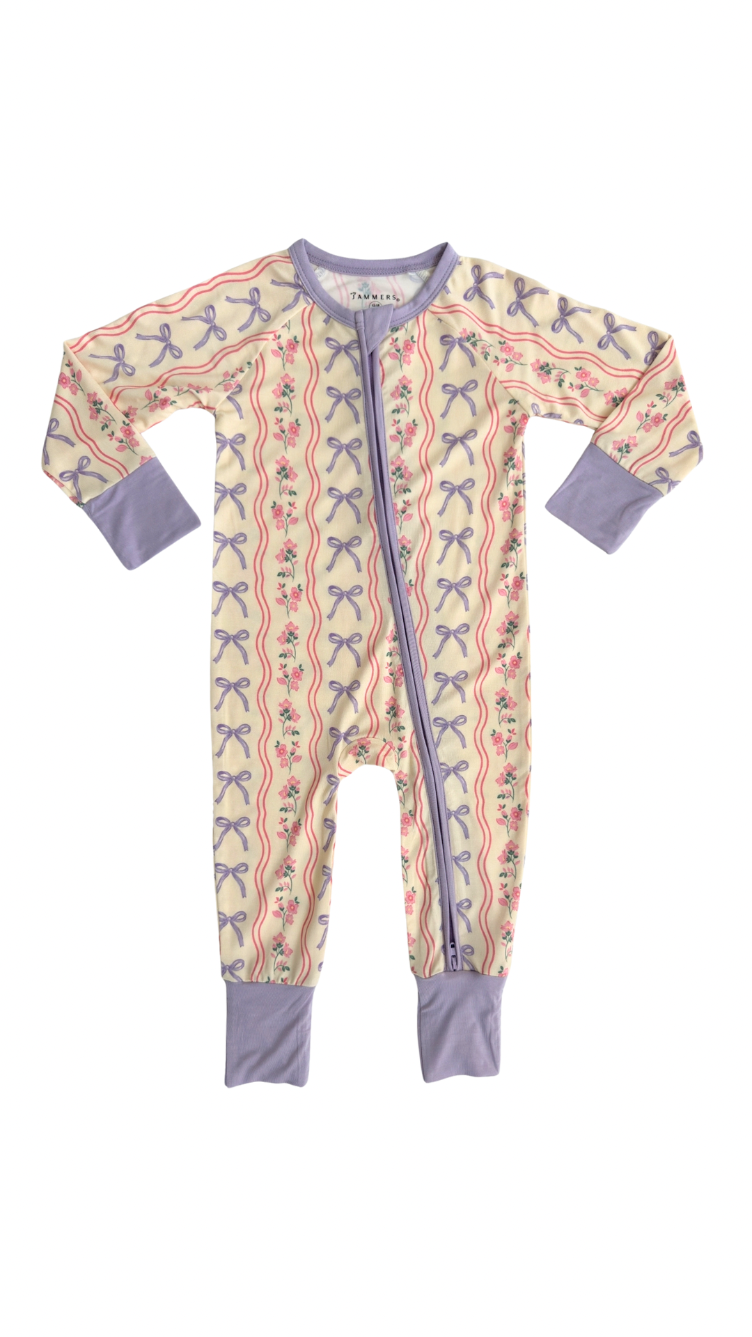 Yellow Amelia Bow Zipper Romper