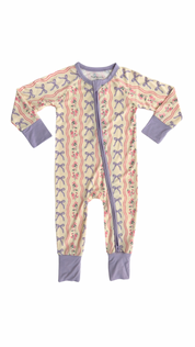 Yellow Amelia Bow Zipper Romper