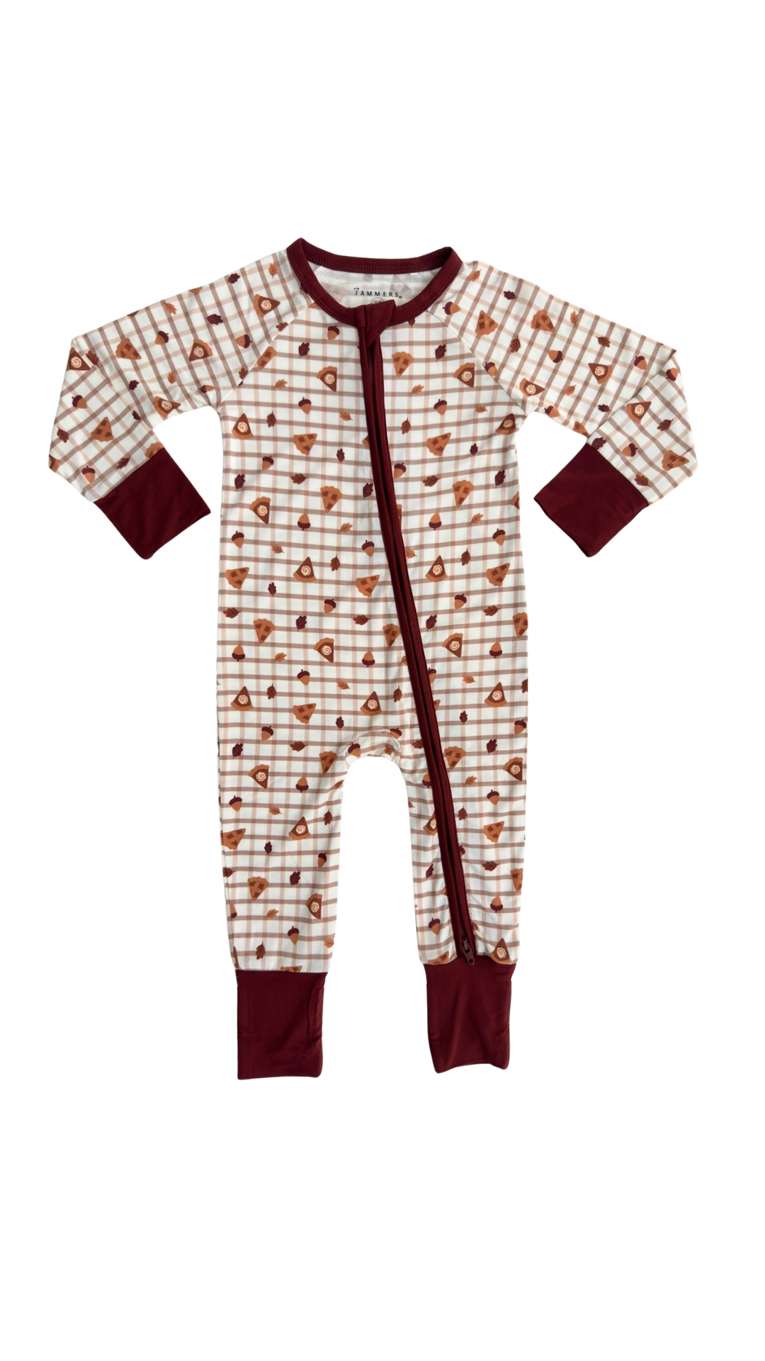 Spiced Pie Zipper Romper