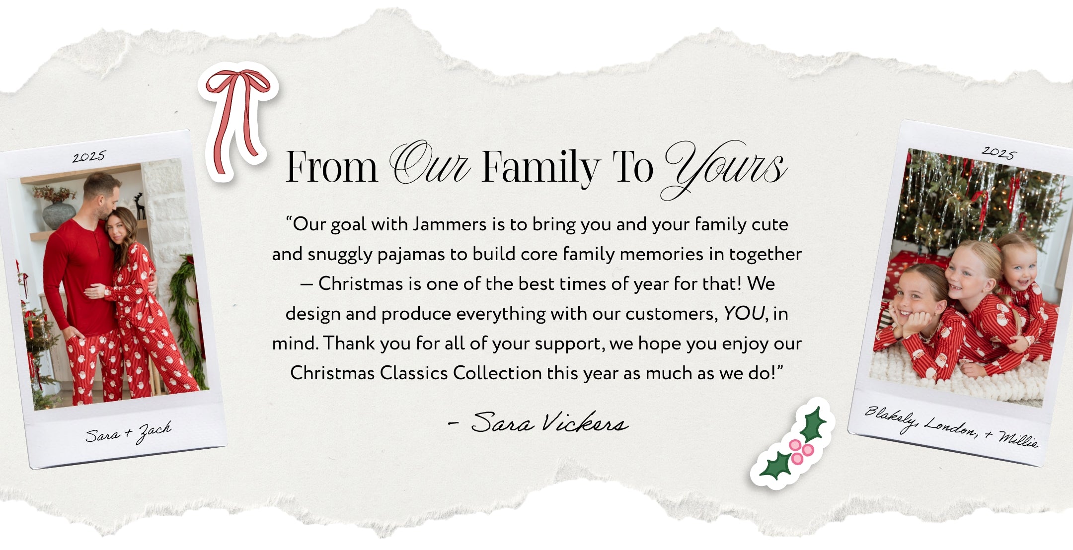 Holiday Hub – In My Jammers