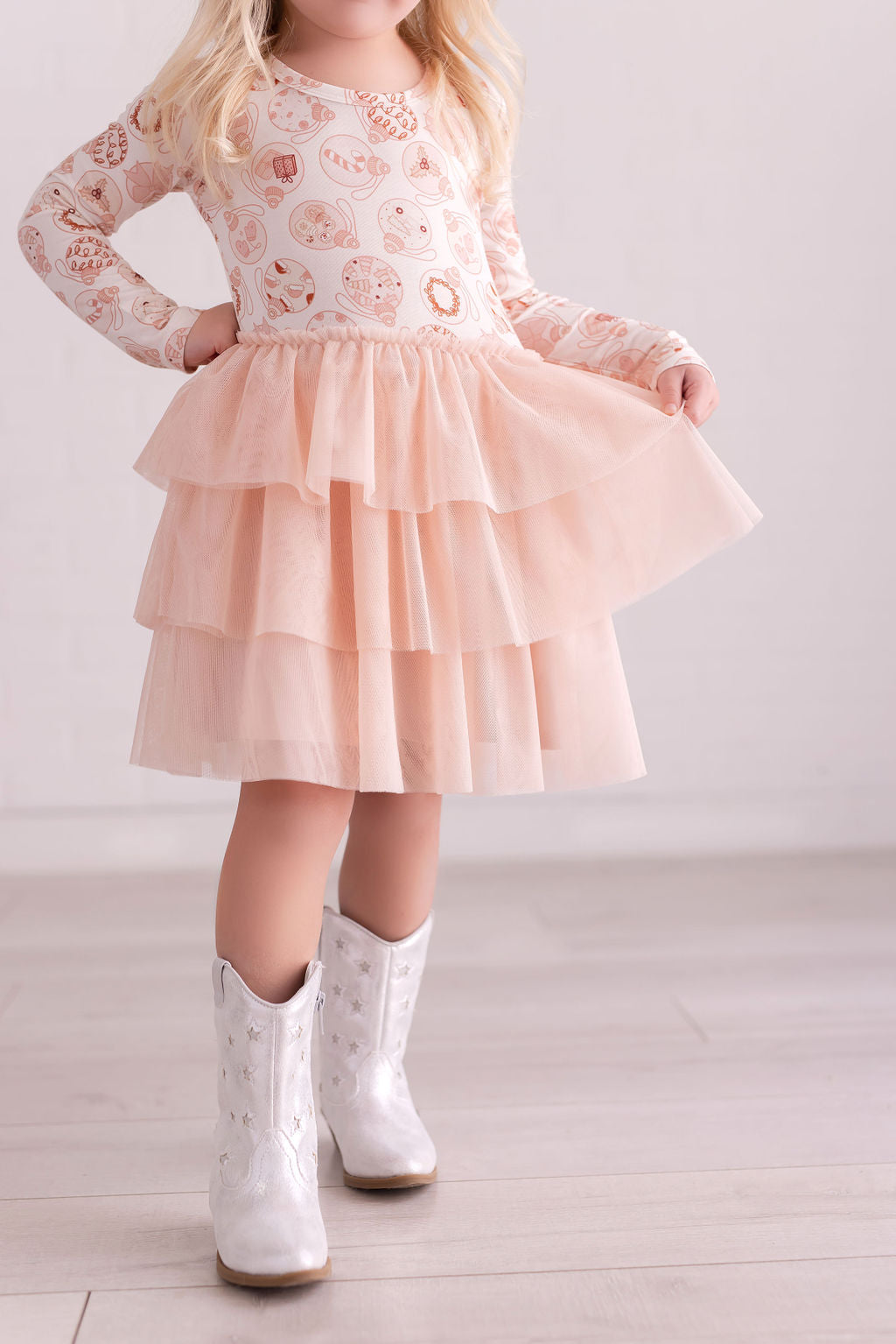 Blush Ornament Tutu Dress