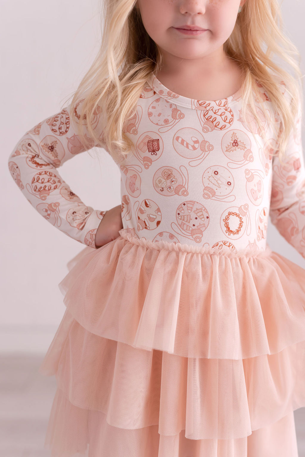 Blush Ornament Tutu Dress