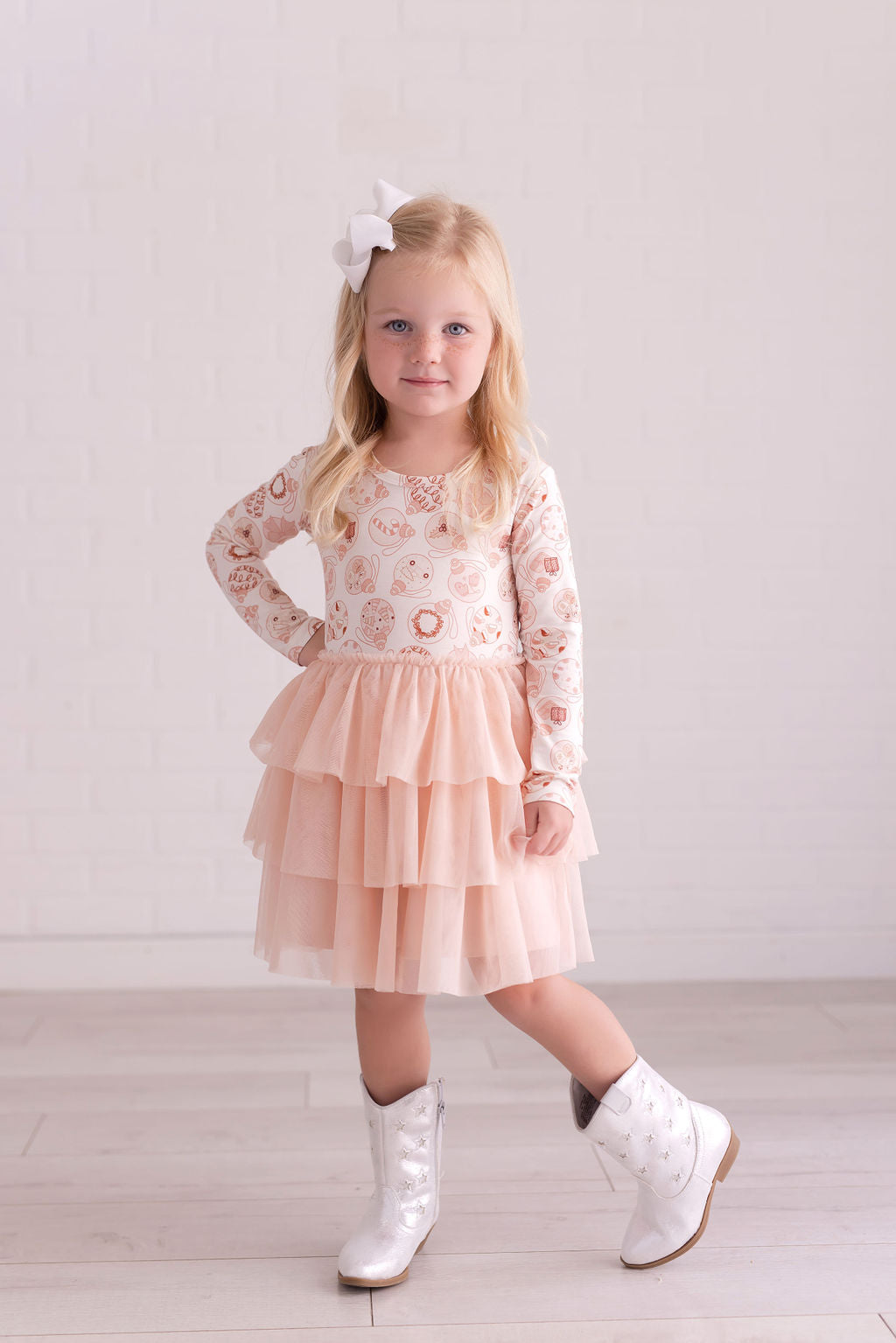 Blush Ornament Tutu Dress