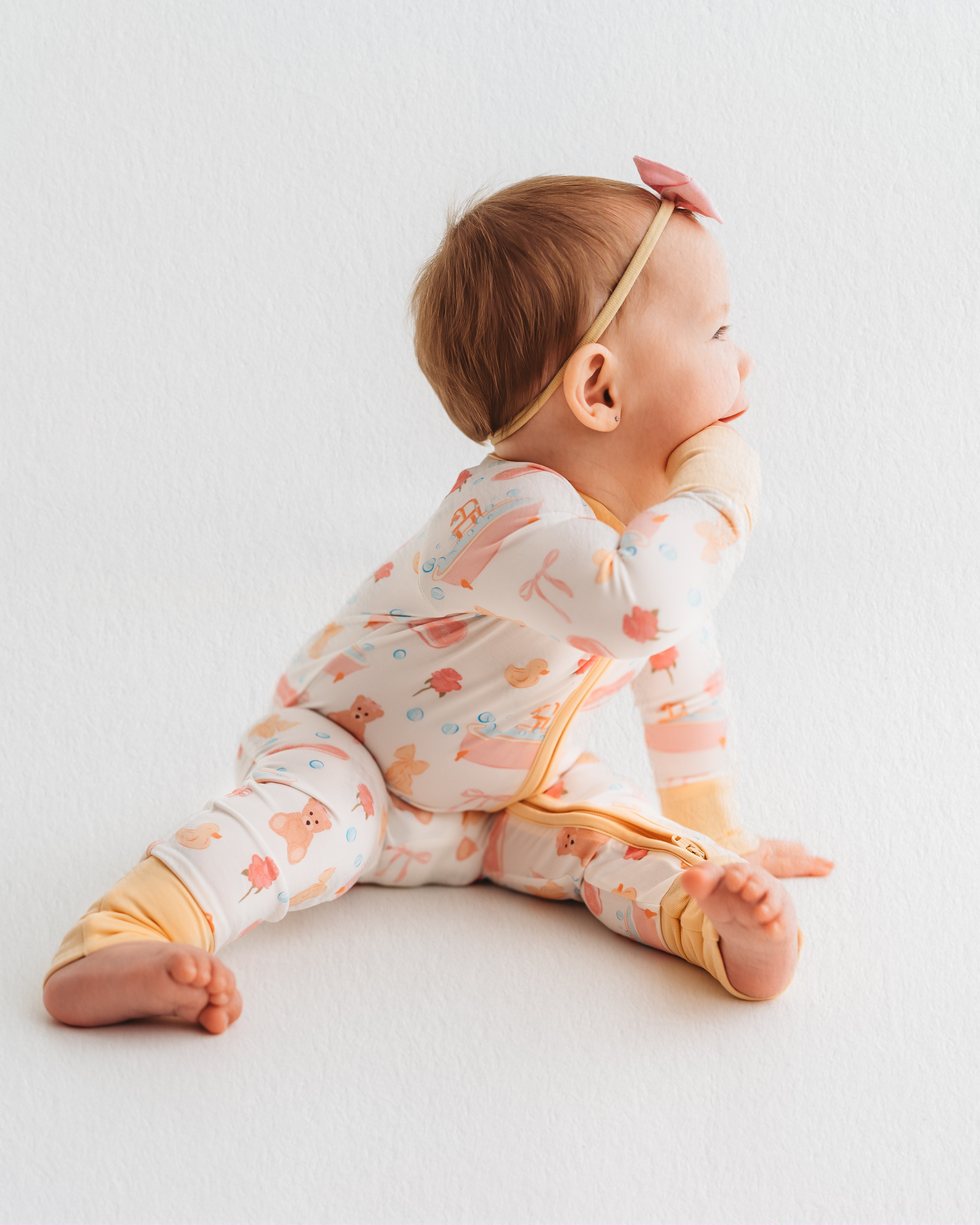 Baby Girl Zipper Jammers – In my Jammers