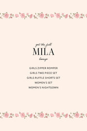 Mila Two Piece Ruffle Short Set