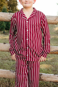 Heirloom Stripe Kids' Long Sleeve Button Up Set - IMJ x Sarah Knuth
