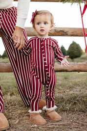 Heirloom Stripe Zipper Romper - IMJ x Sarah Knuth