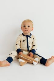 Airplane Zipper Romper