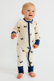 Airplane Zipper Romper