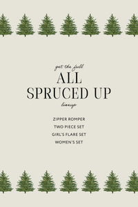 All Spruced Up Zipper Romper - IMJ x Sarah Knuth
