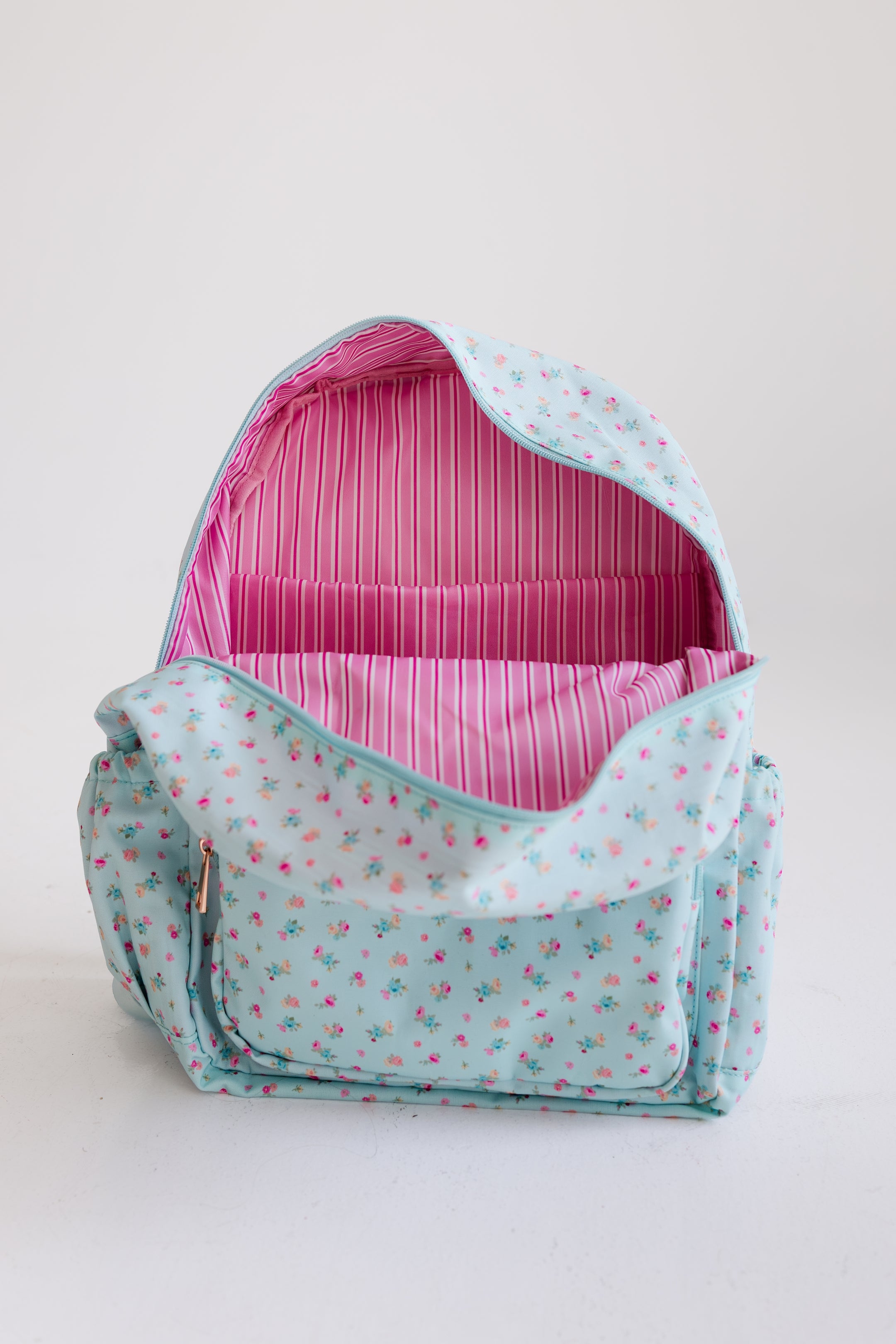 bonbonjour サイズ3 Poppy Blue Backpack | Kids Floral Backpack | In My Jammers