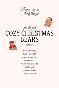 Cozy Christmas Bears Two Piece Set