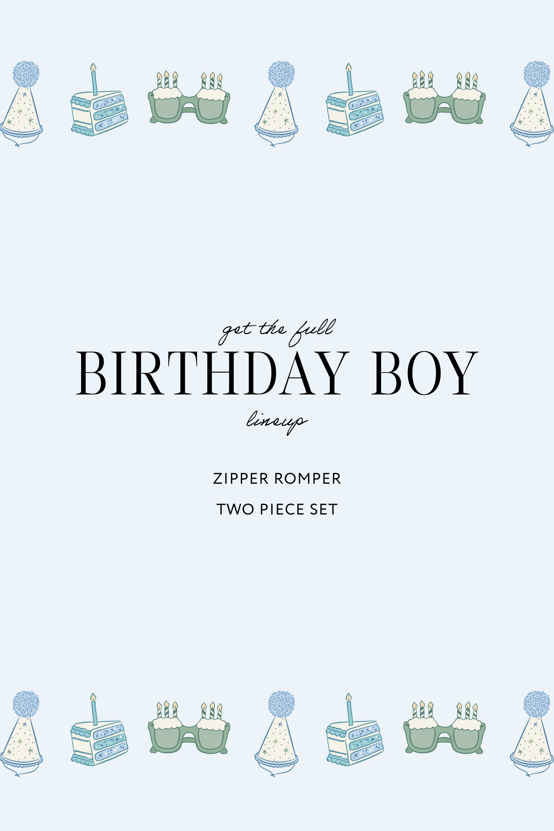 Birthday Boy Two Piece Set