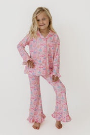 Birthday Girl Girls' Long Sleeve Ruffle Flare Set