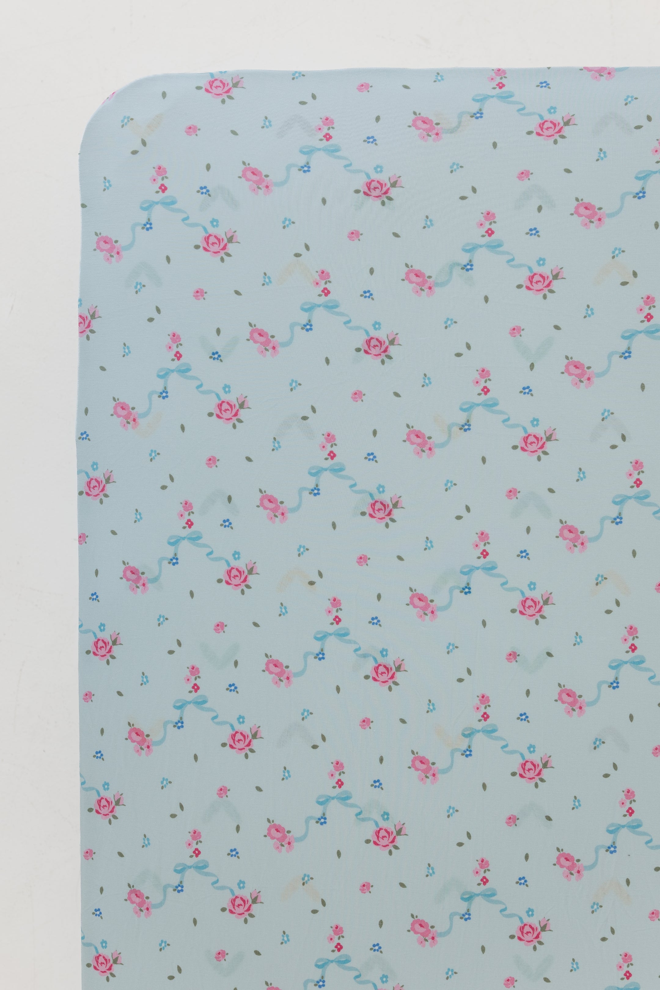 Blue Ella Crib Sheet