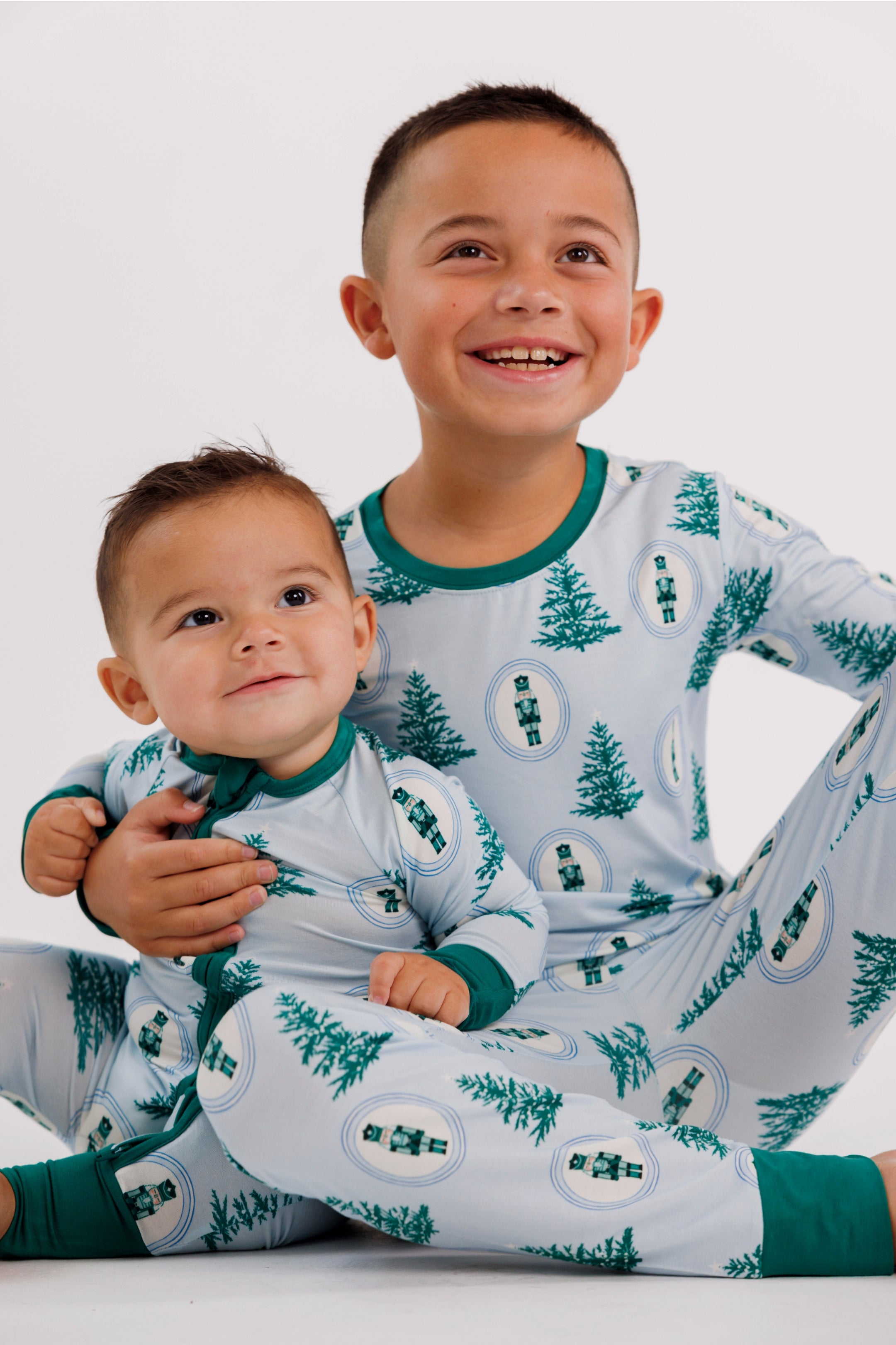 Green Nutcracker Zipper Romper