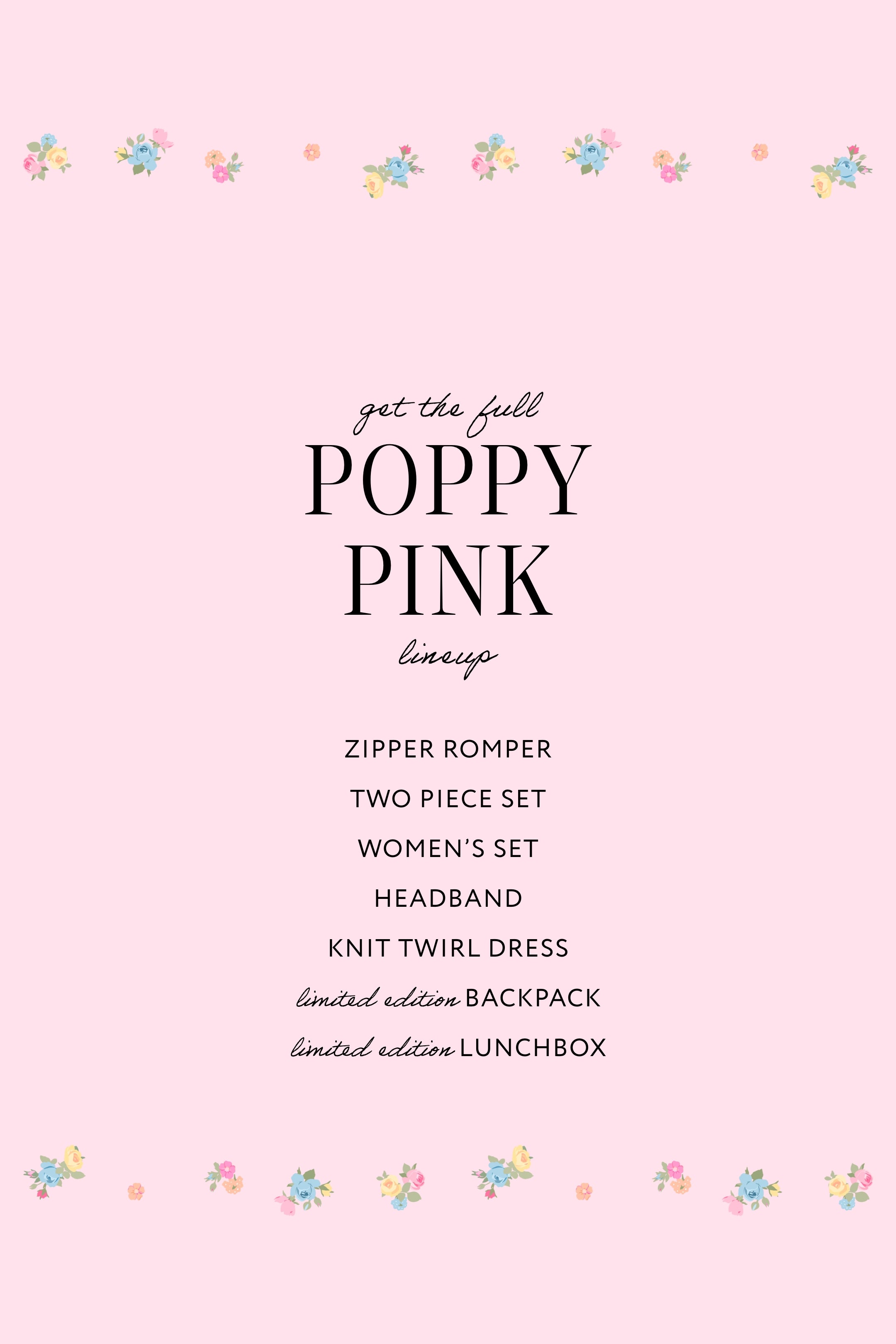 Poppy Pink Backpack - SHIPS 8/3