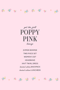 Poppy Pink Knit Twirl Dress