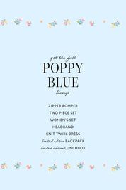 Poppy Blue Backpack - SHIPS 8/3