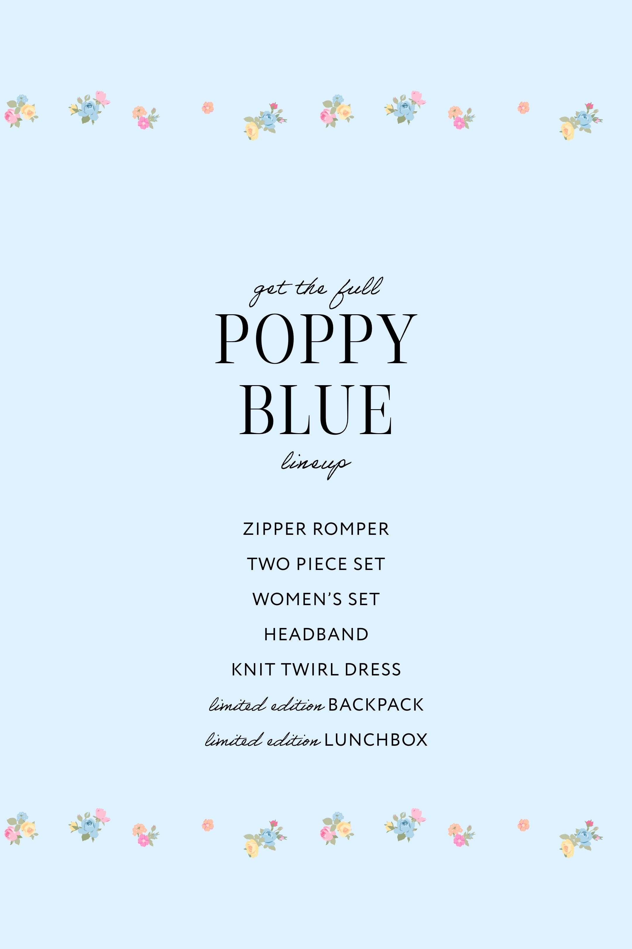 Poppy Blue Backpack - SHIPS 8/3
