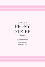 Peony Stripe Two Piece Set