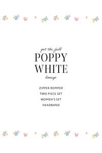 Poppy White Knit Twirl Dress
