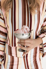 Capri Stripe Women's Relaxed Sleeve Set