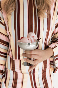 Capri Stripe Women's Relaxed Sleeve Set