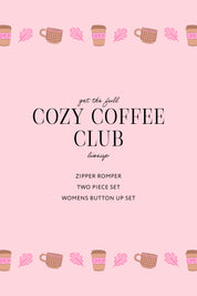 Cozy Coffee Club Two Piece Set