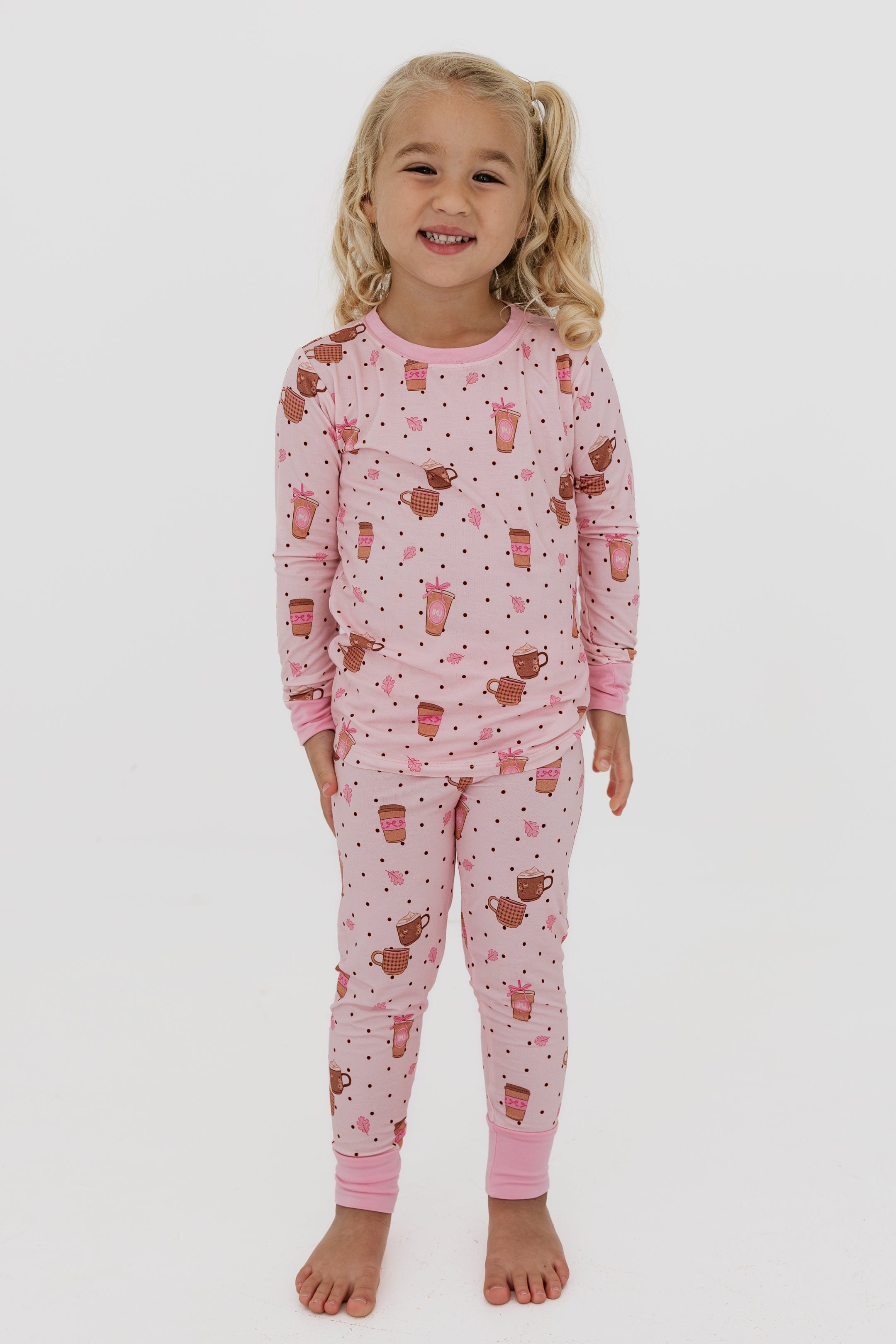 Cozy Coffee Club Two Piece Set