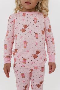 Cozy Coffee Club Two Piece Set