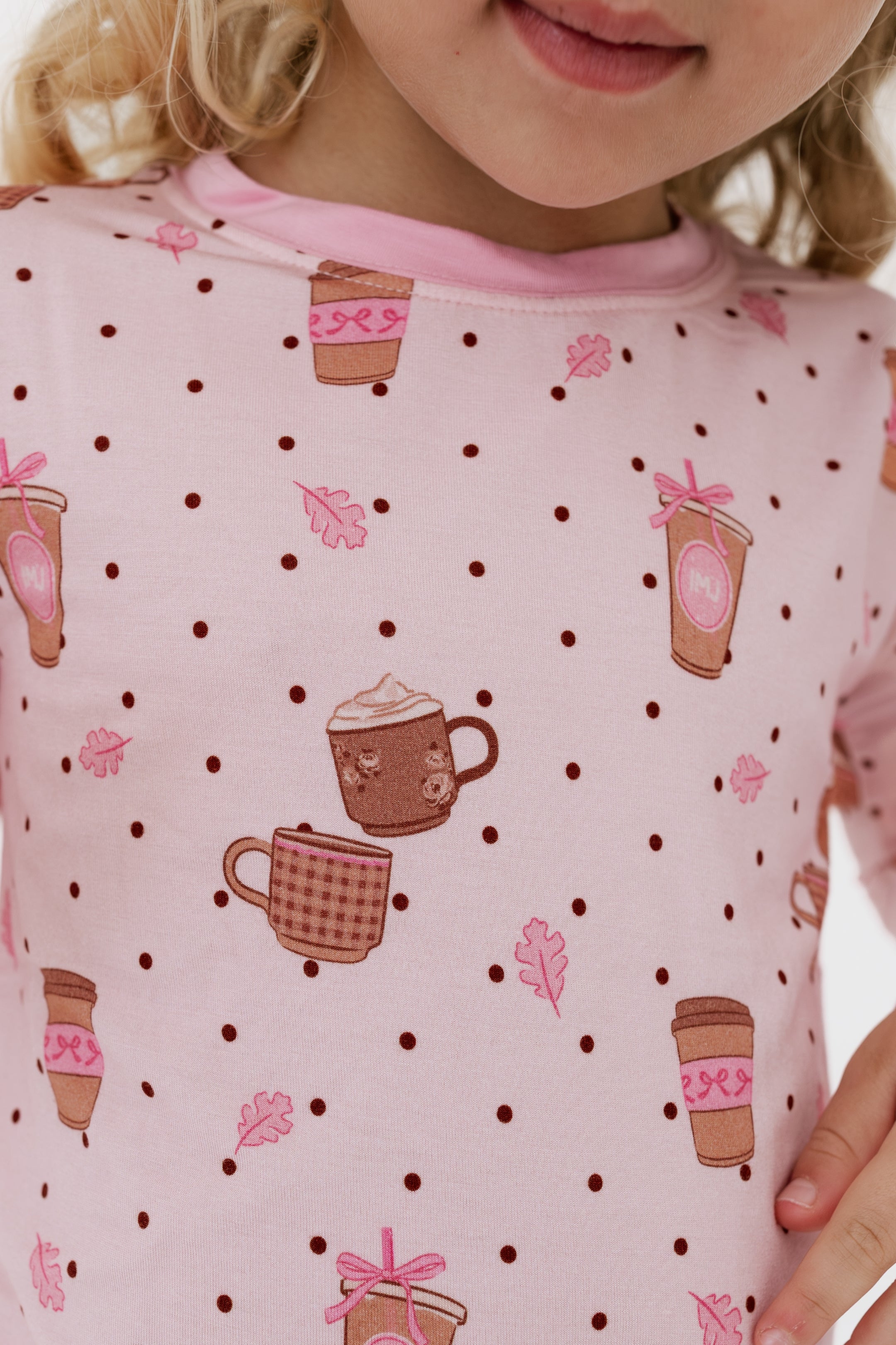 Cozy Coffee Club Two Piece Set