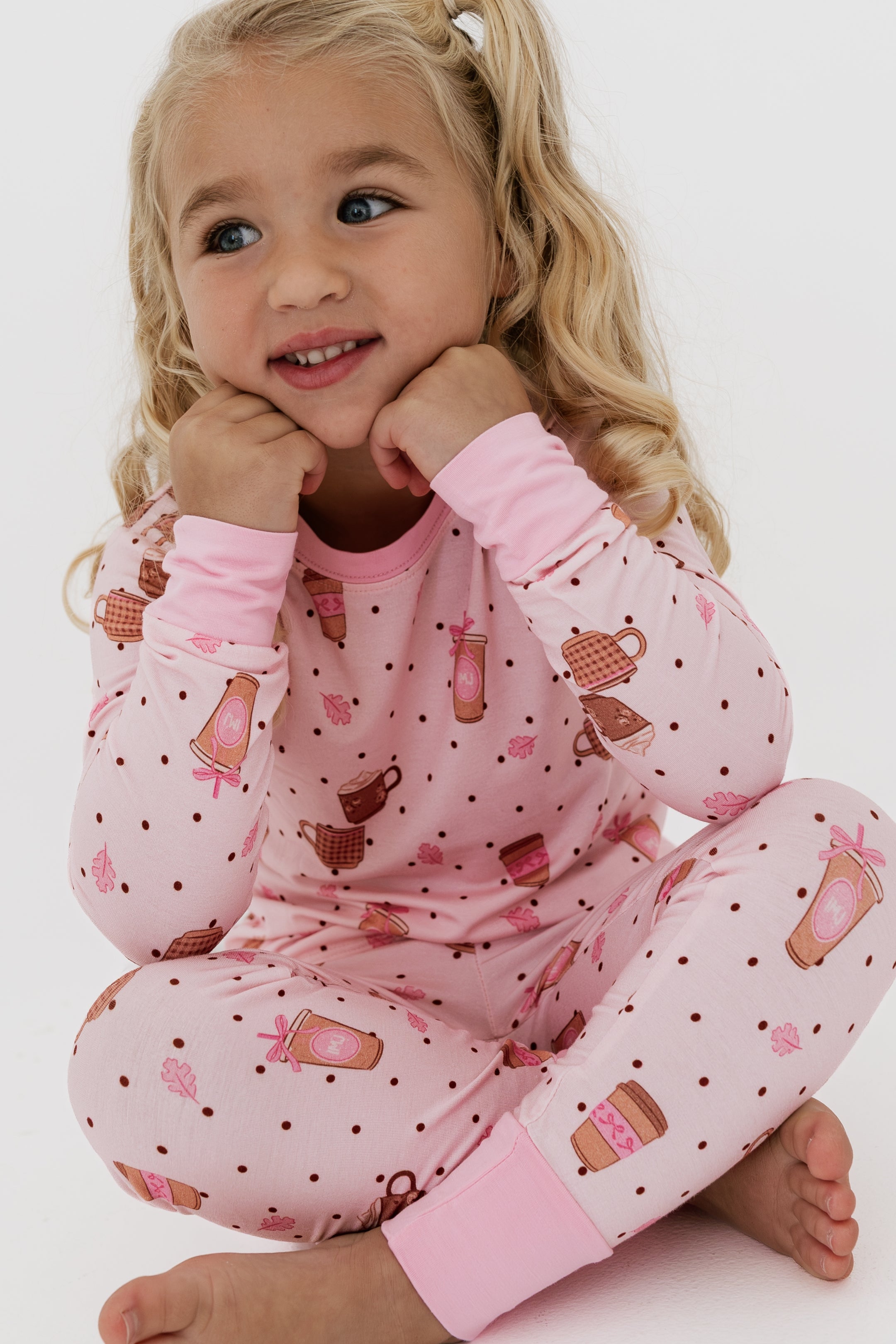 Cozy Coffee Club Two Piece Set