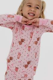 Cozy Coffee Club Two Piece Set